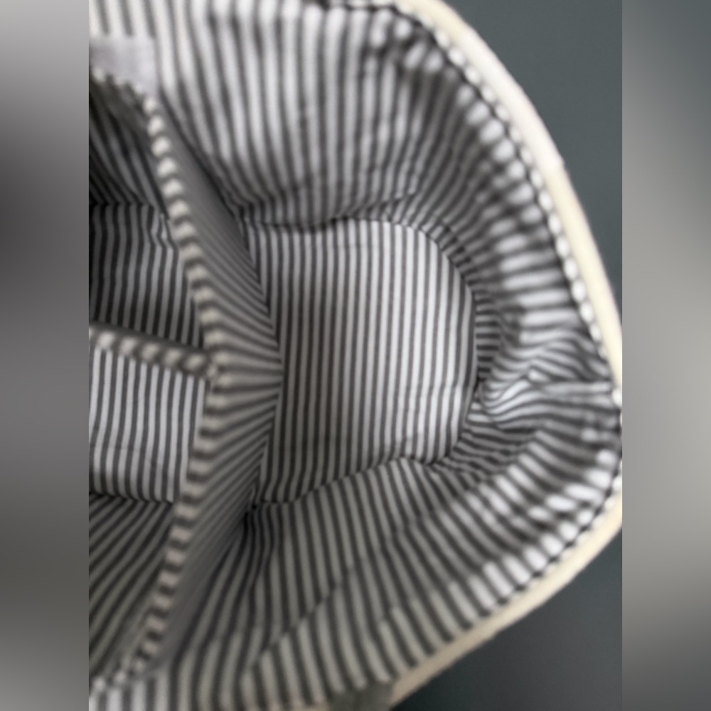 BodiCal Gray and White Woven Cotton Convertible Shower / Baby / Storage Basket - Picture 7 of 14